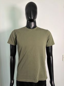 Uniqlo Plain Short Sleeve T-Shirt (Olive Green / Men’s Large)