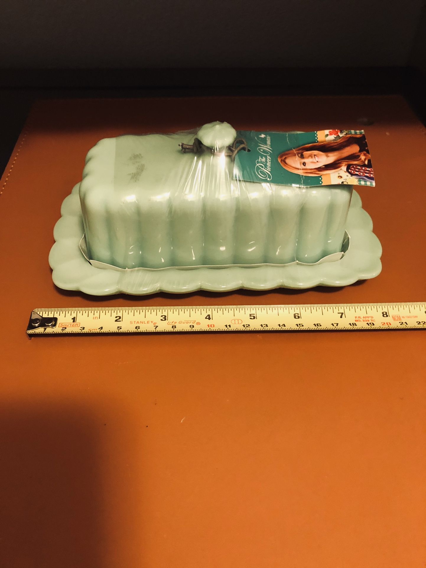 Pioneer Woman Jadeite Butter Dish