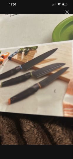 Set de tres cuchillos vida sana para la preparación de comida nuevos a 30 los tres de Princess house