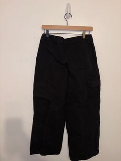 ASOS DESIGN Black Cargoy Pants