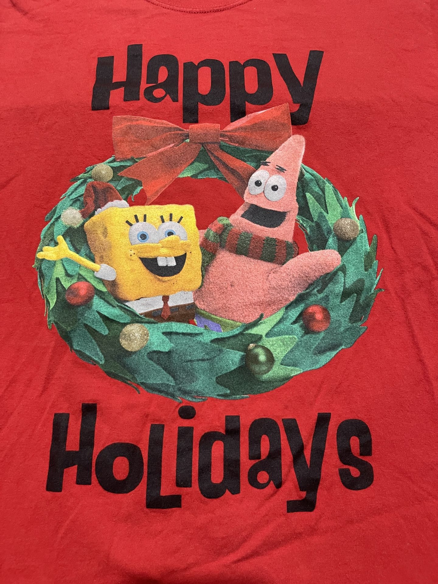 SpongeBob SquarePants & Patrick Star Urban Outfitters Happy Holiday/Christmas M Shirt