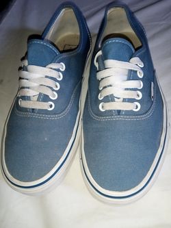 Blue vans size 9