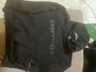Essential hoodie black Size Small