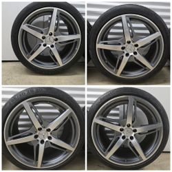 Mercedes Benz AMG Rims And Tires Set
