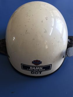 Half shell motorcycle helmet