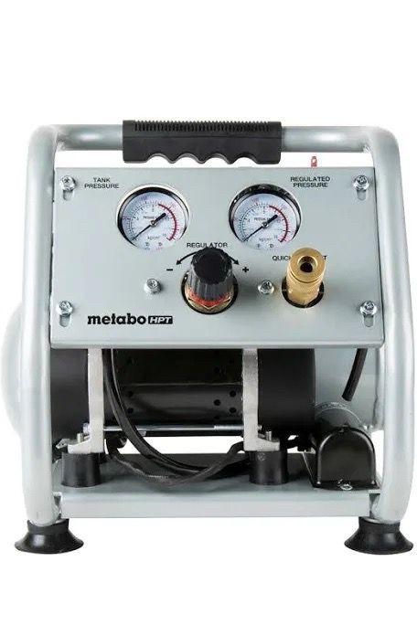 Metabo HPT 1-Gallon Portable Electric 125 PSI Horizontal Air Compressor