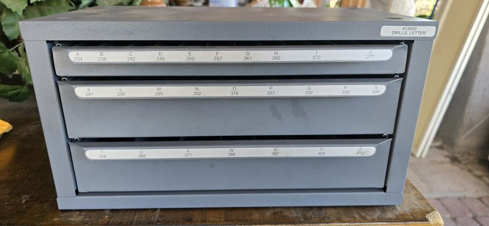 Drill Bit Cabinet Tool Box