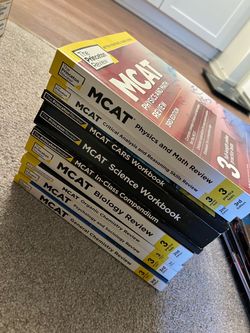 MCAT princeton books $30