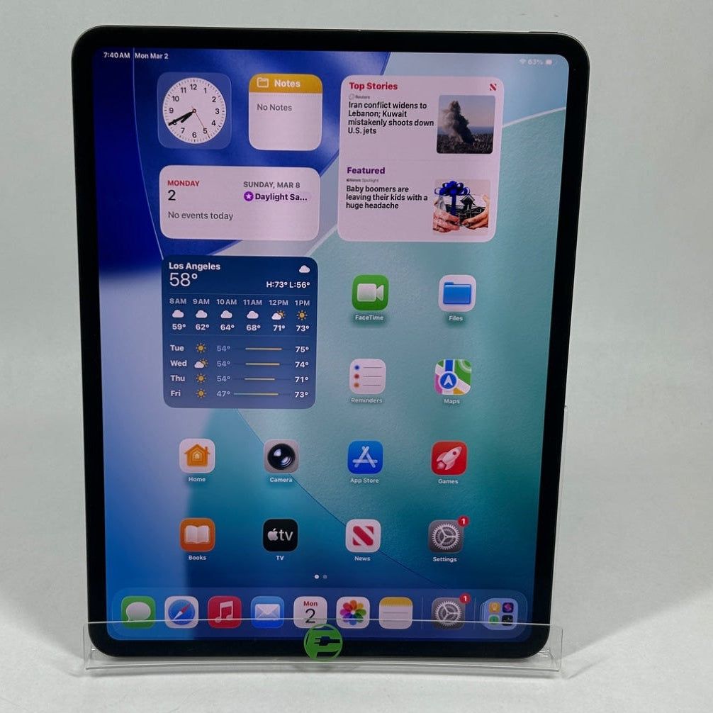 WiFi Only Apple iPad Pro 13" M4 256GB Space Black MVX23LL/A