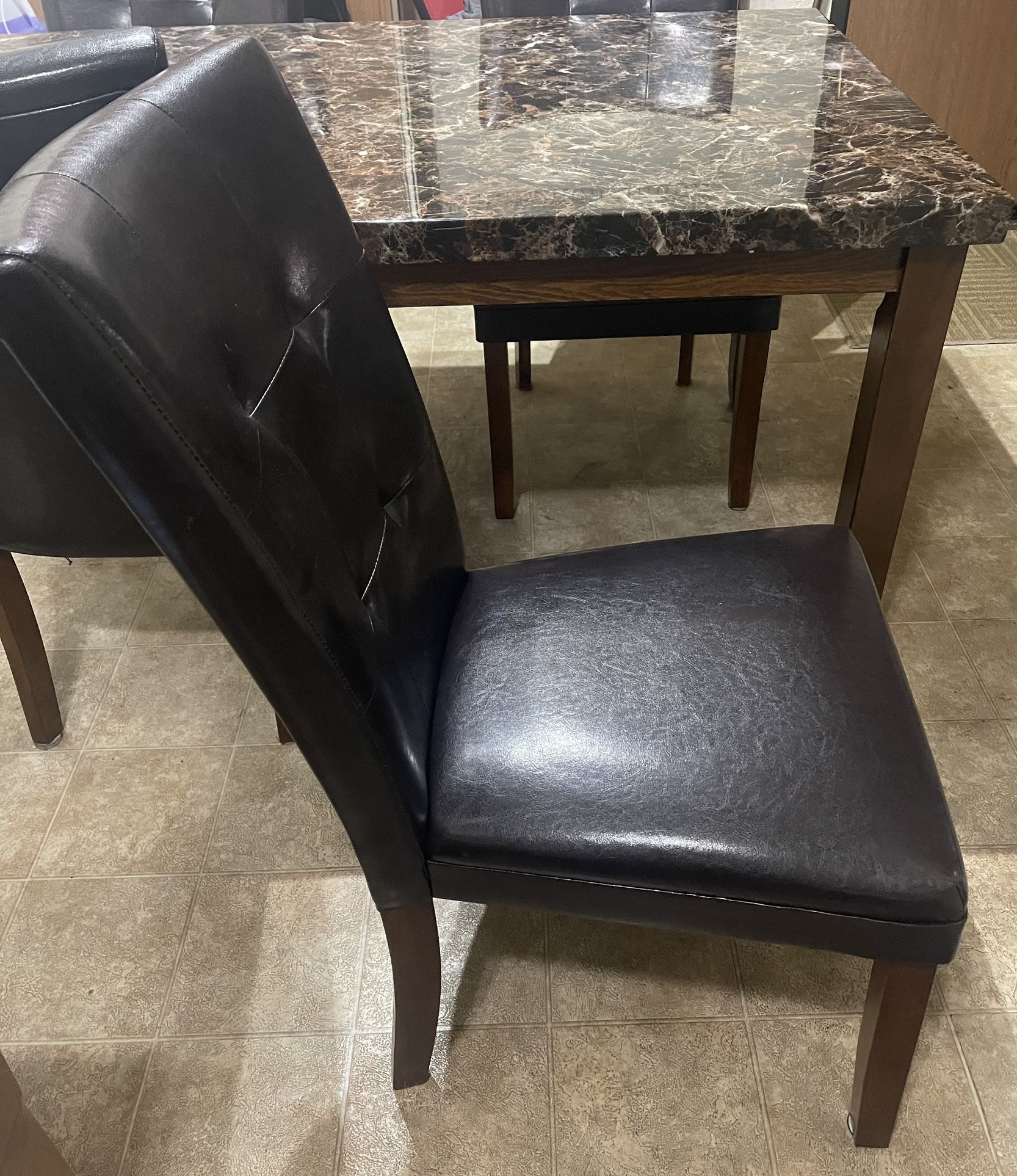 5pcs Marble dining set