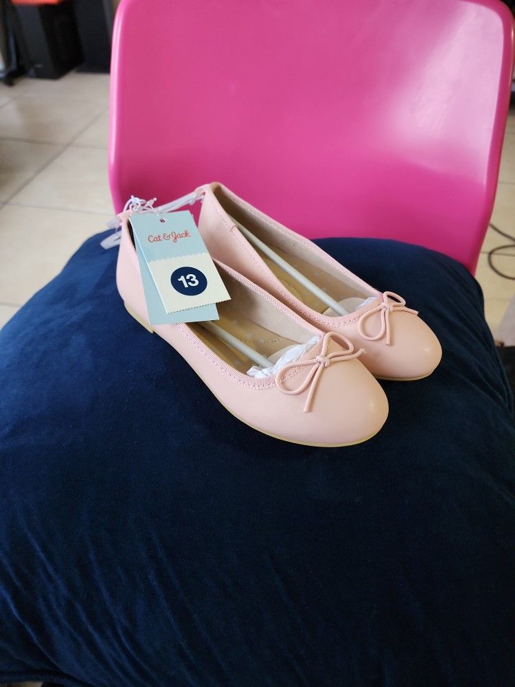 Girls Blush Dress Shoes