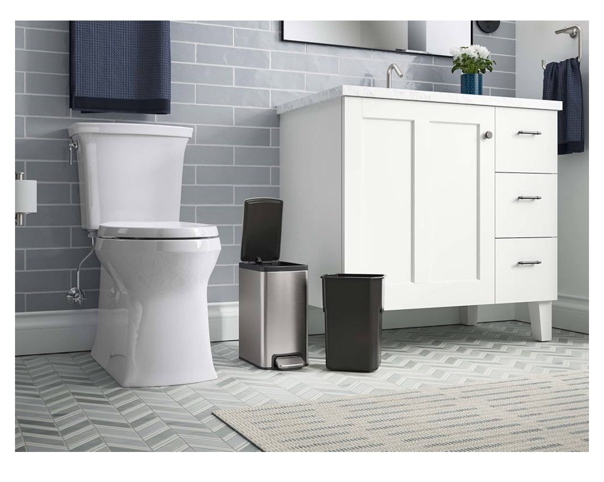 2 PACK Great Kohler stainless trash can 6L 1.6