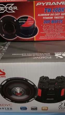 Woofers and tweeters