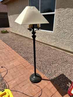 Torchiere Floor Lamp with Shade