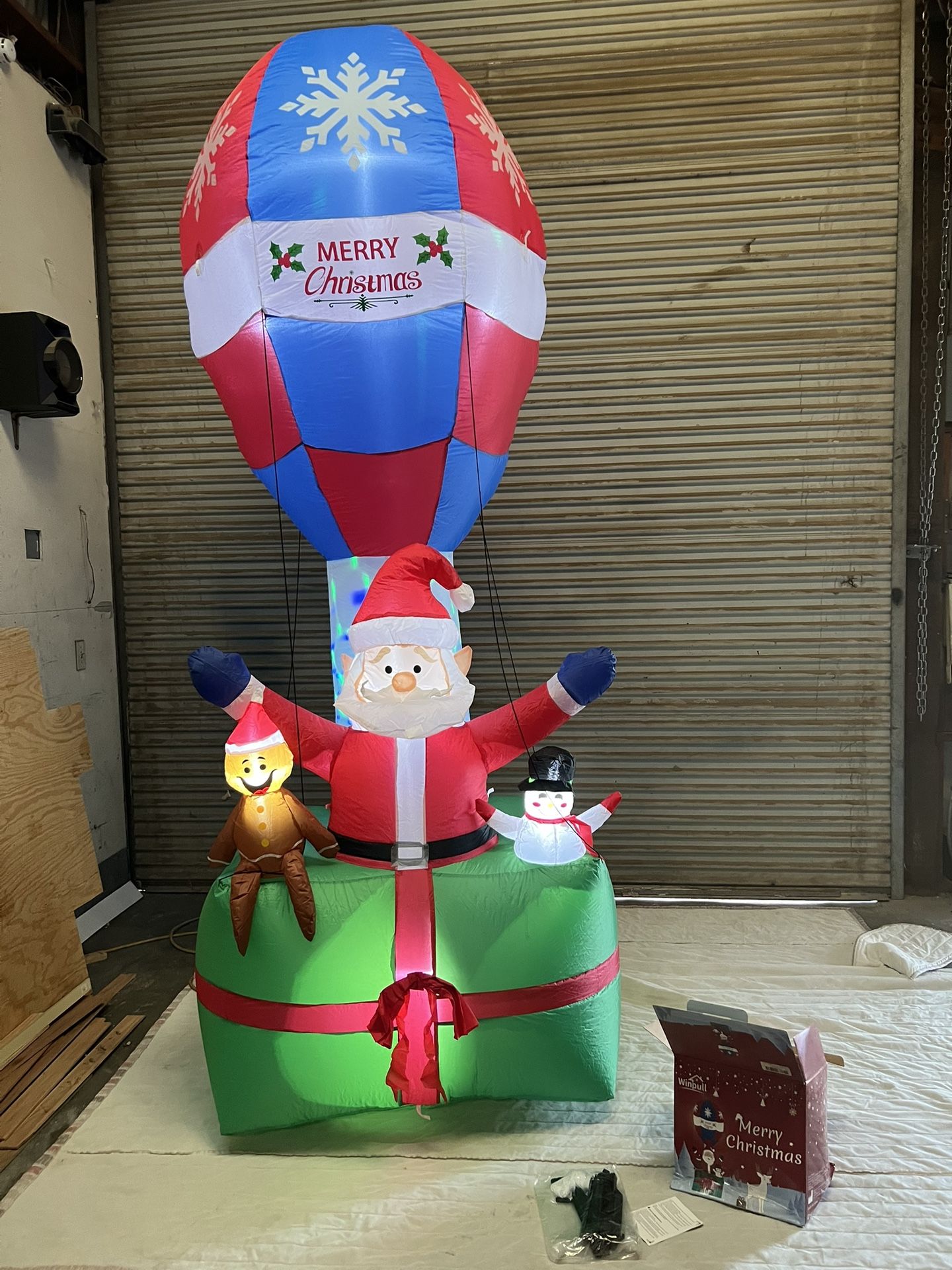 Inflatable Santa In Air Ballon