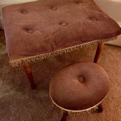 FURNITURE | Table and Stool (matching)