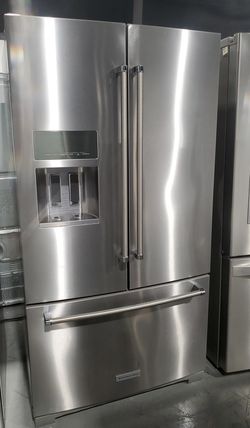 KitchenAid 3-Door Stainless Steel Refrigerator
