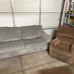 Couch And Recliner