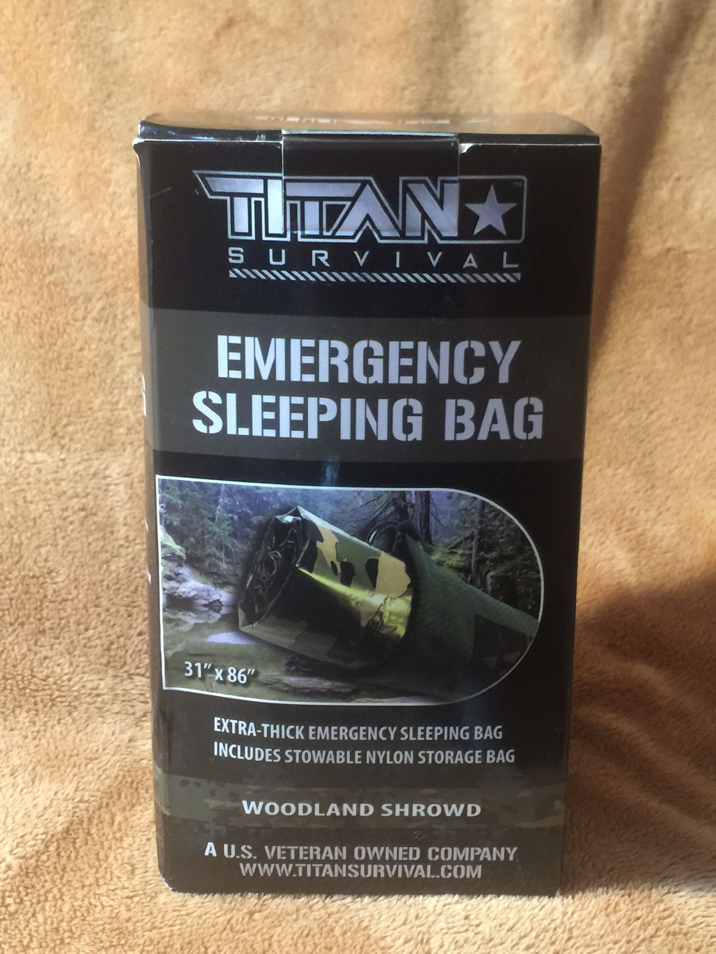 Titan Survival Emergency Sleeping Bag 31”x 86”