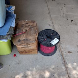 Brand New 2 Rolls, 1,000 Ft Each Roll 305 Fiberoptic Telephone Wire 