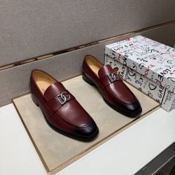 Dolce Gabbana Men’s Leather Shoes With Box 2026 New 