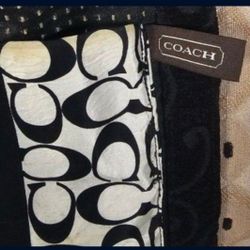 Coach Patchwork / Hobo Bag Purse With a Coach Scarf