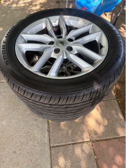 20 inch Dodge Durango tires and rims