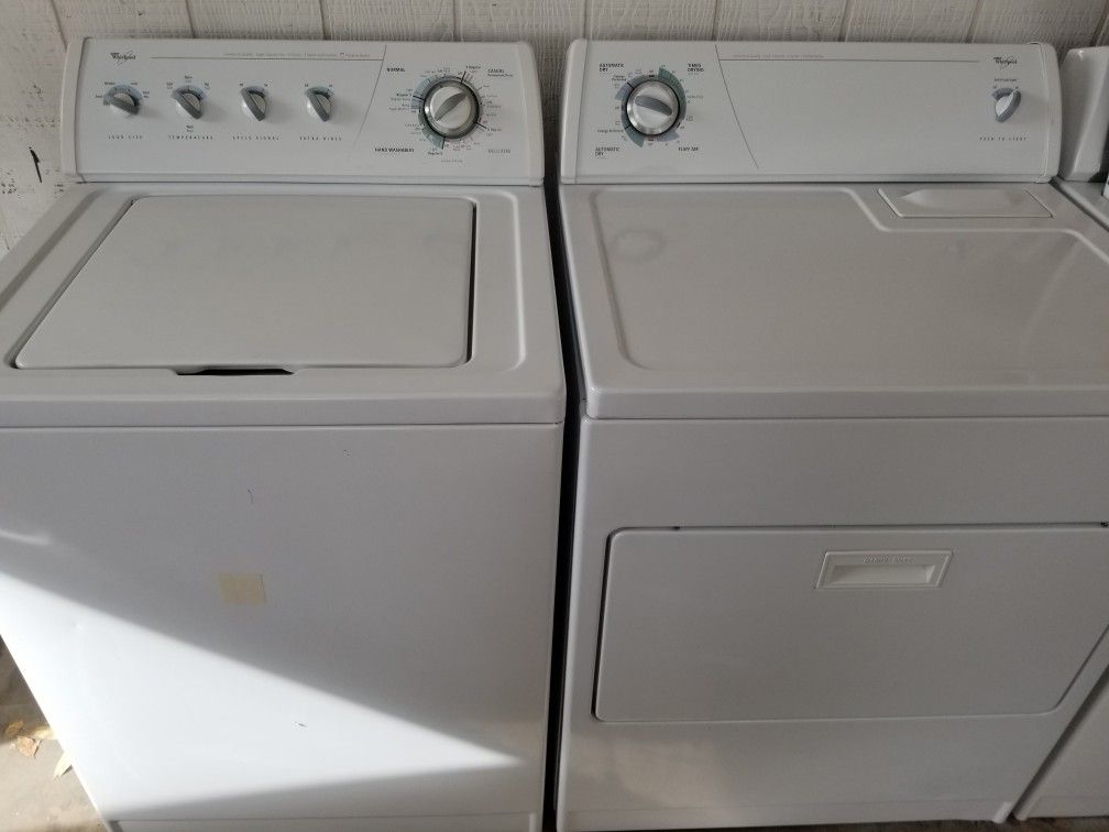 Whirlpool washer And Dryer