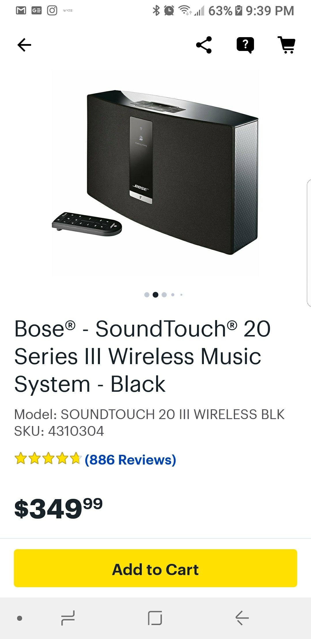 Bose soundtouch 20