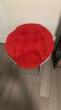 Reclined Red Lounge Chair