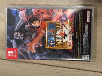 Japanese edition One Piece pirate warriors 4 Nintendo Switch