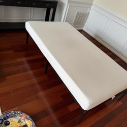 6” Twin Memory Foam Mattress + Metal Frame