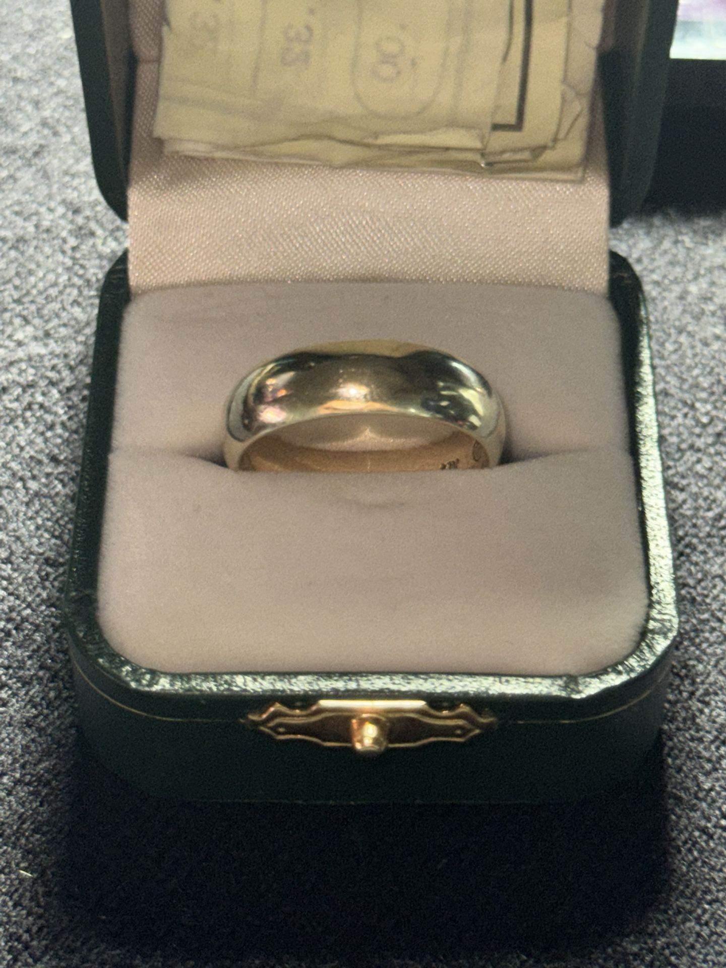 14k Gold Wedding Band Ring (men)