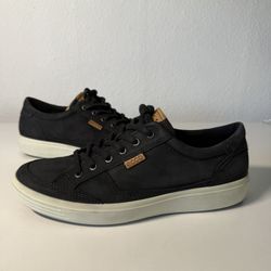 Ecco Soft 7 Sneaker Suede Black