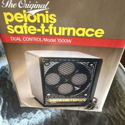 Pelonis Small Vintage Space Heater Working Like New Conditions 