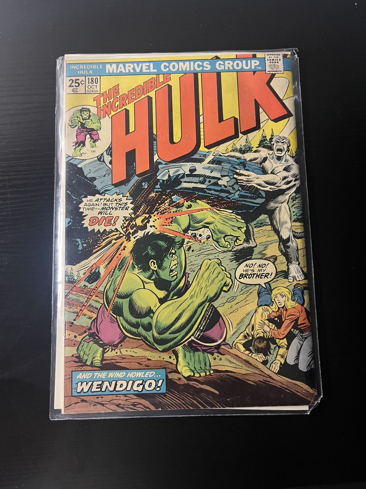 The Marvel Comic The Incredible Hulk #180 (1974)