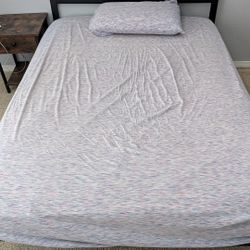 Full Size Bedframe And Mattress 