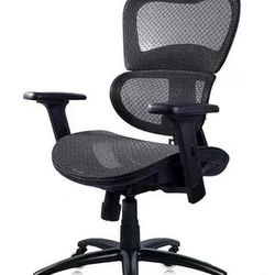NOUHAUS Ergo3D Ergonomic Office Chair - Rolling Desk Chair with 4D Adjustable Armrest, 3D Lumbar Support and Blade Wheels - Mesh Computer Chair, Gamin