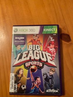 Big league sports Kinect Xbox 360 game