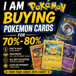 I am buying Pokemon cards pls dm