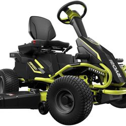 RYOBI 48V Brushless 38 in. 100 Ah Battery Electric Rear Engine Riding Lawn Mower