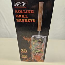 Rolling Grill Basket