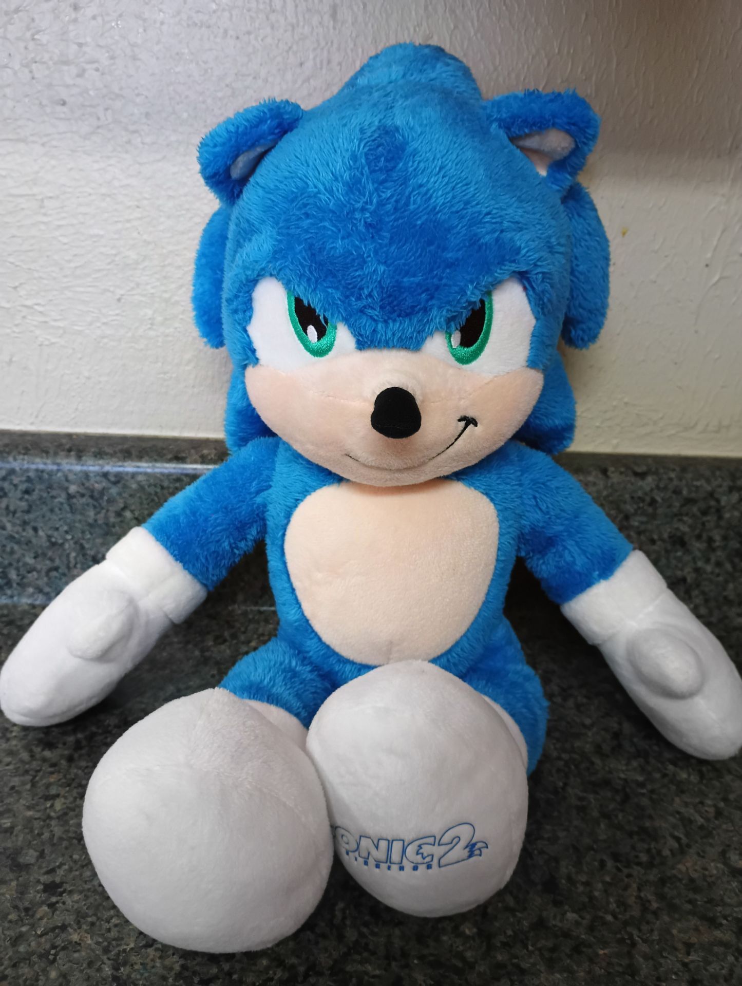 Blue sonic build a bear plushie must pick up