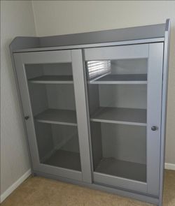 Book case with glass doors
