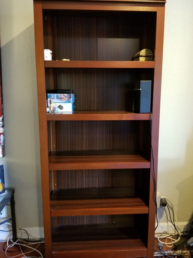 5 Shelves  Bookcase - Brown