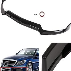 15-18 Mercedes BenZ C-class W205 Front Lip PG Style Gloss Black Brand New