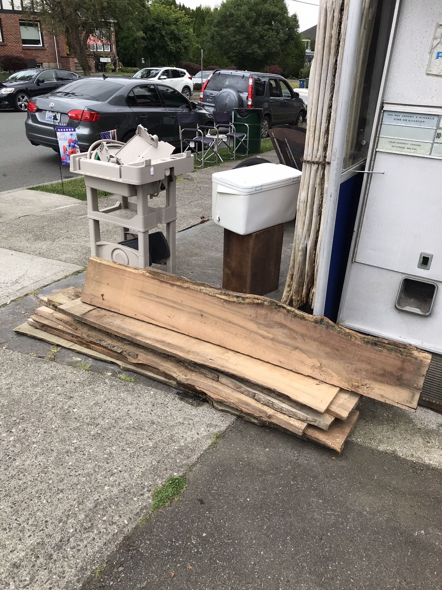 Rough Saw Wood Slabs
