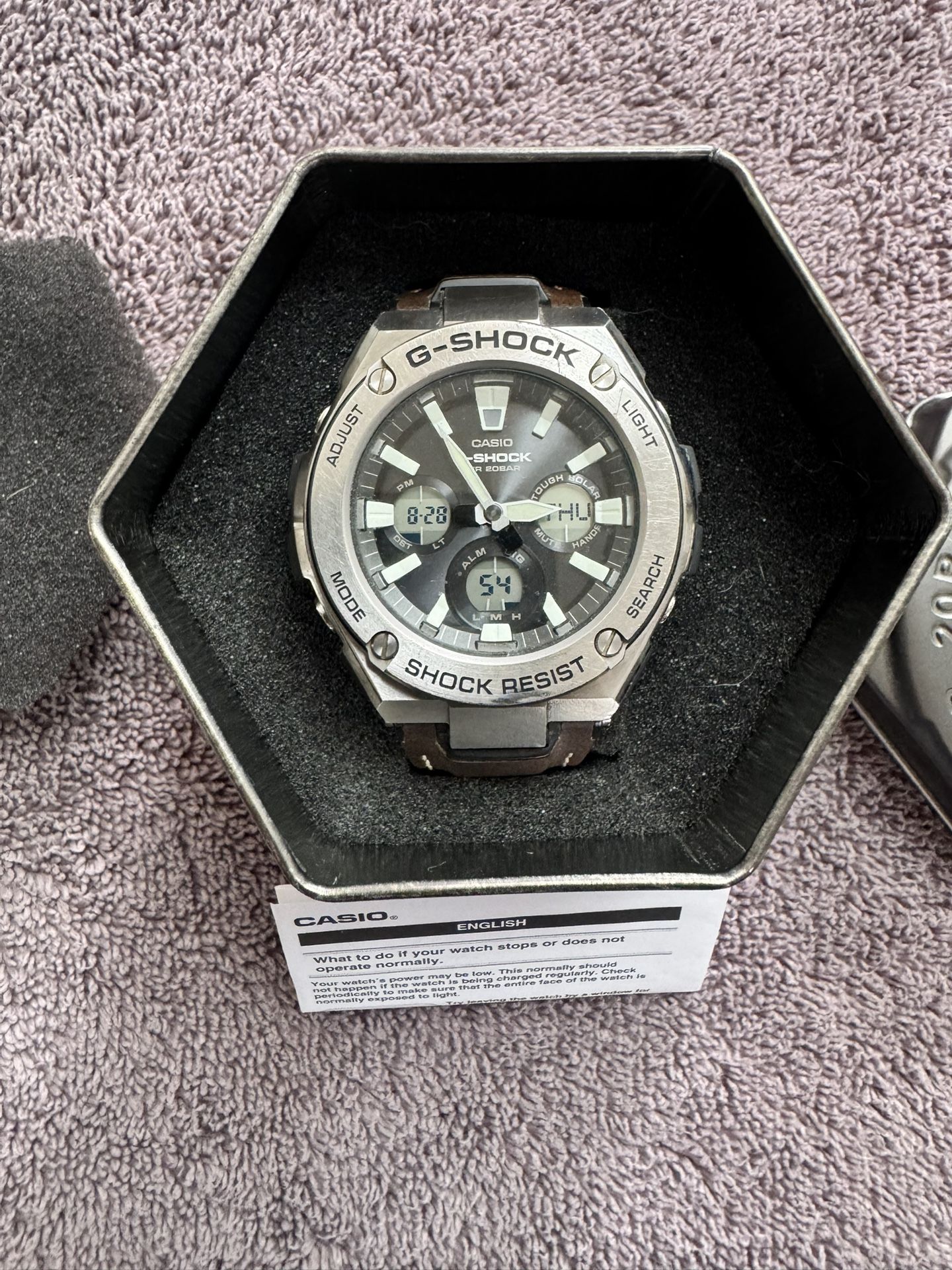 ⌚ Casio G-Shock GST-B100 G-Steel – Tough Solar – $200