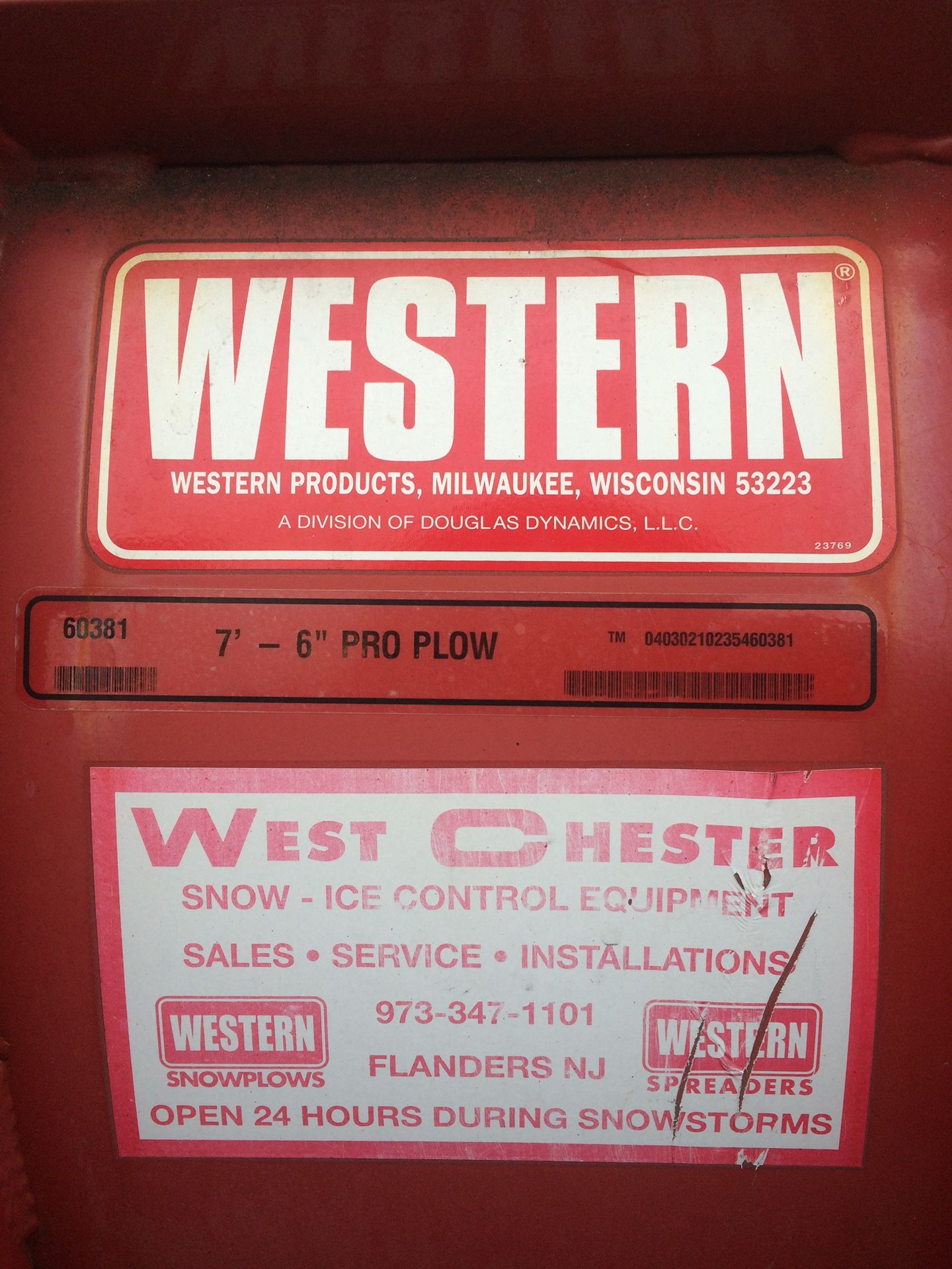 Western Snow Plow