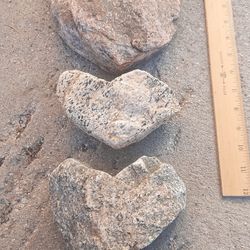Heart Shaped Rocks Perfect For Home Decor Or Garden